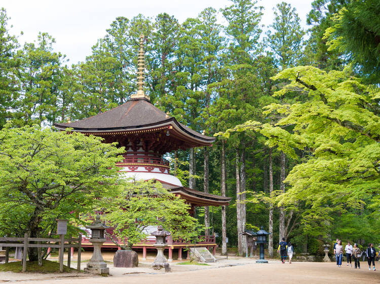 Unesco World Heritage Site Koyasan in Wakayama is hosting a two month-long art festival