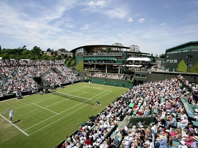 Watch tennis at Wimbledon