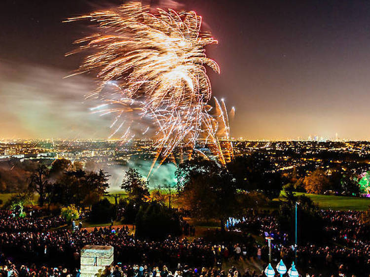 Watch the fireworks at Ally Pally