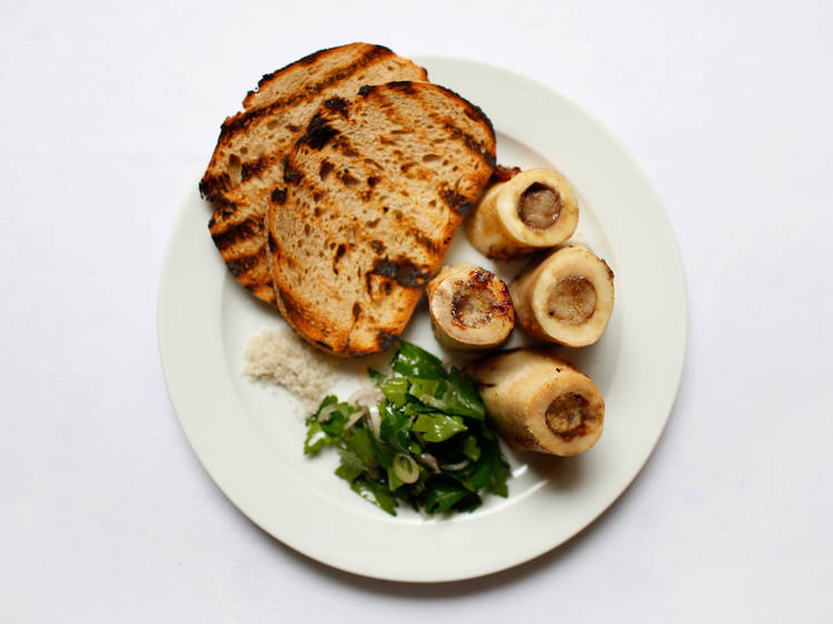 Order the bone marrow toast at St John