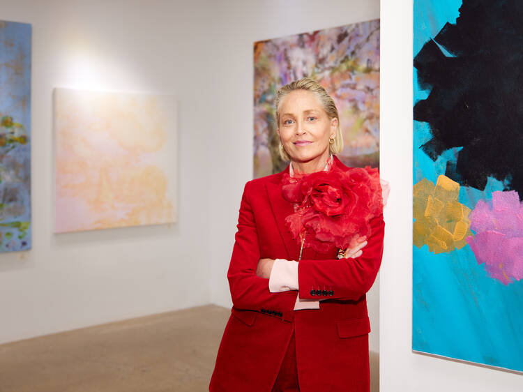 Sharon Stone on her new art exhibition and the state of US politics