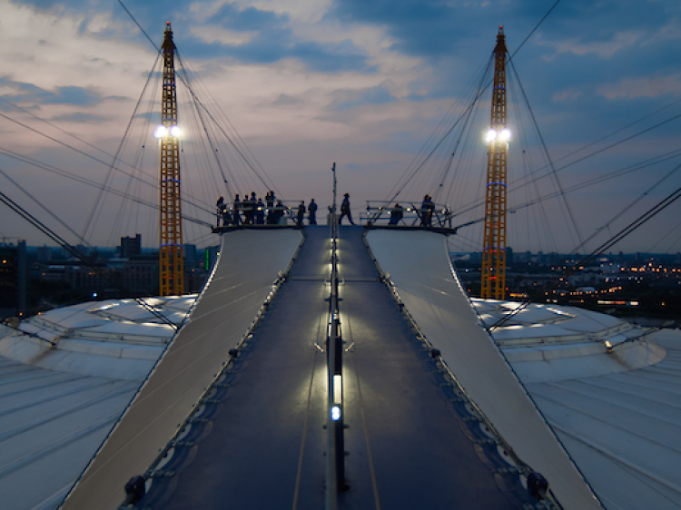 Climb the roof at the O2 Arena